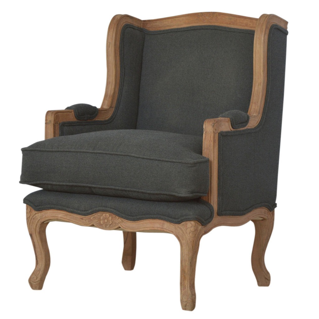 French Carved Chair - detail