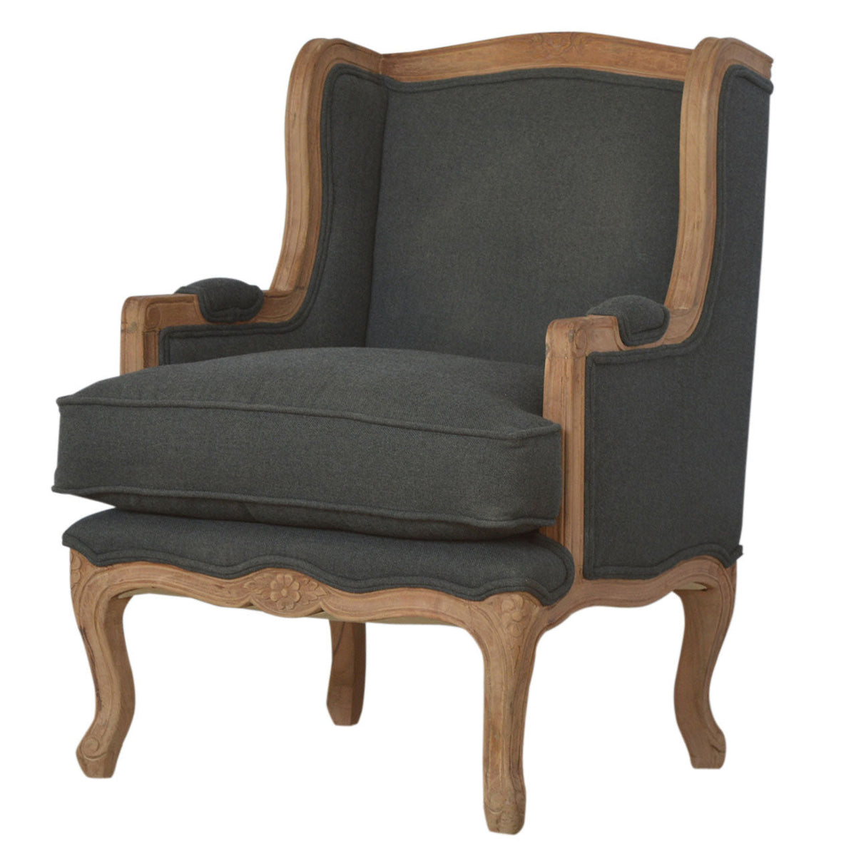 French Carved Chair - detail