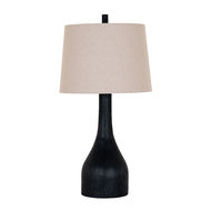 Brompton Table Lamp With Grey Linen Shade