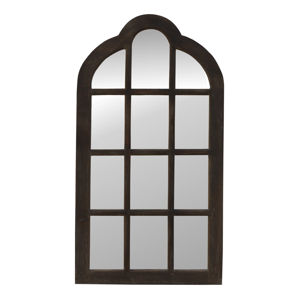 Mango Wood Arch Mirror Frame - alternate view