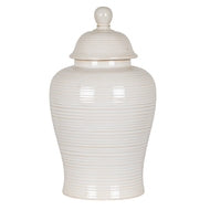 Neva Lidded Ceramic Ginger Jar